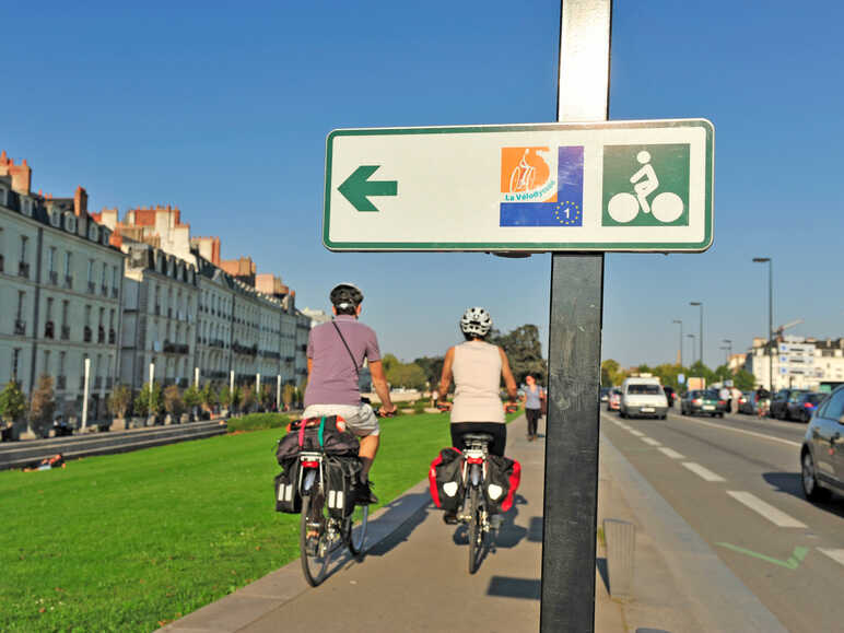 Signposting of "EuroVelo" routes