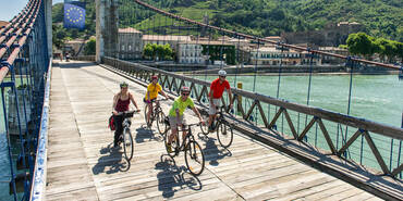 ViaRhona cycle route from Lake Geneva to Mediterranean sea