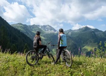 VTT vue sur le Grand Mont