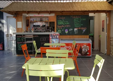 Restaurant au camping les paillotes en Ardèche