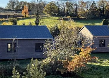 Village de maisons en bois accessible PMR