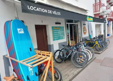 Charlie's surf and bike : location vélos et planches de surf