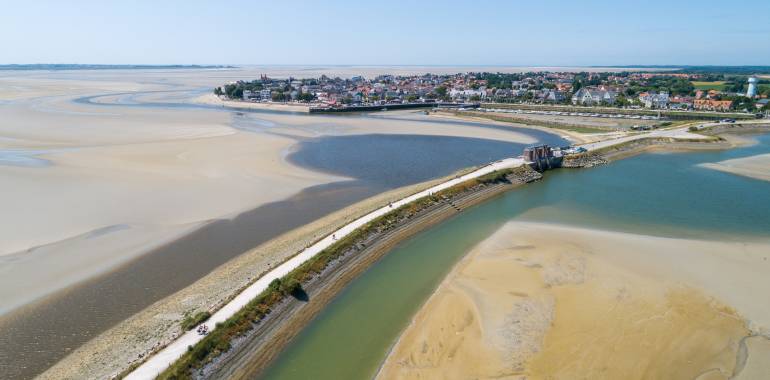 La V lomaritime EuroVelo 4 Le Crotoy Berck