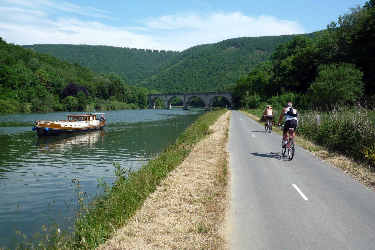 The Meuse cycle route in France