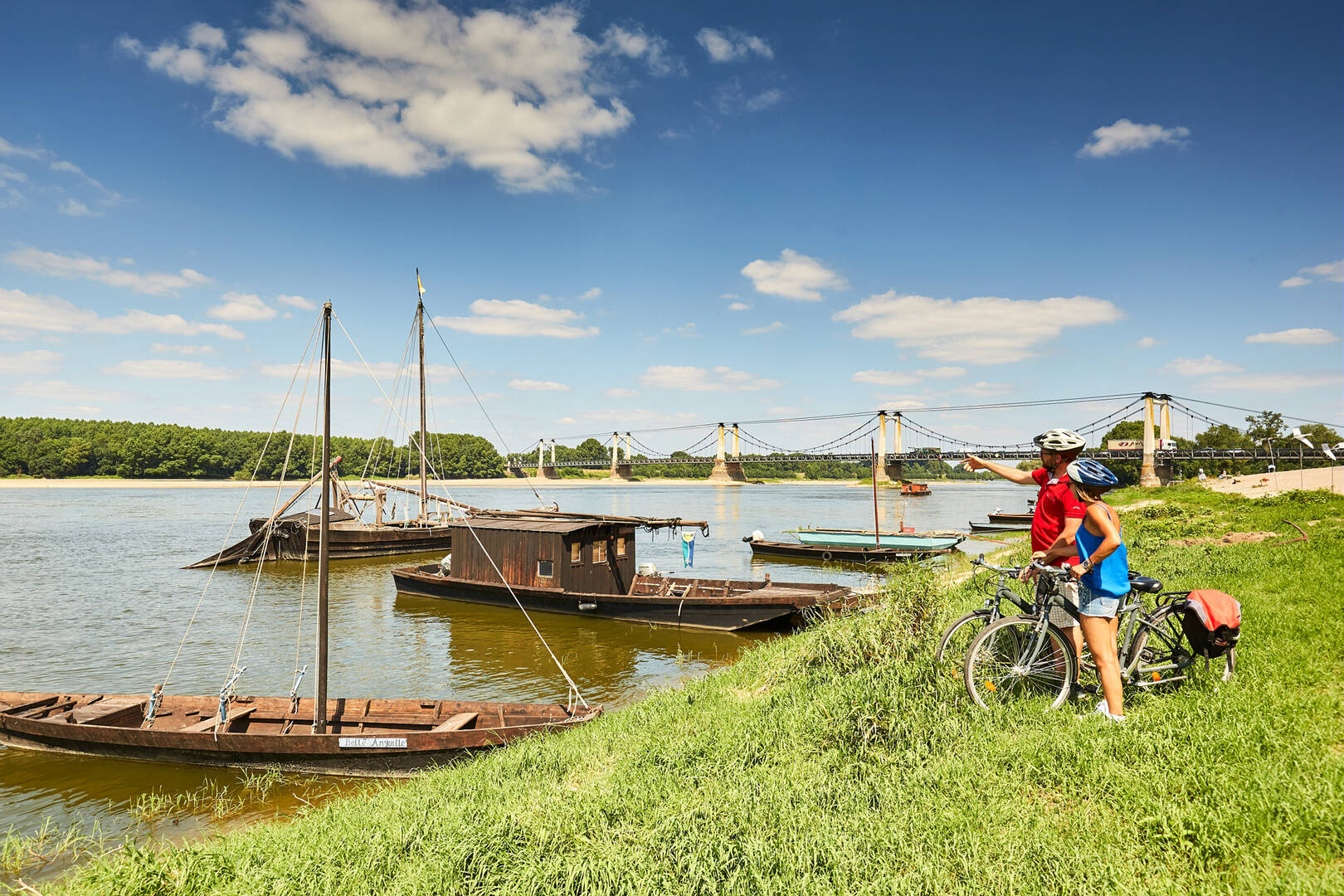 The Loire Valley cycle route in France