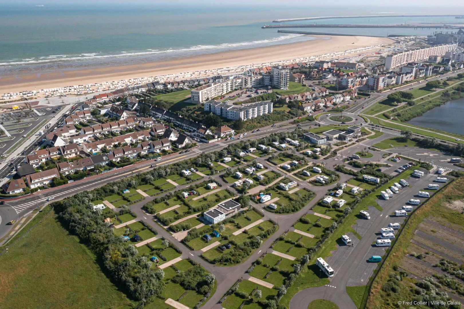 Camping Municipal Calais La Plage, Campsites to Calais