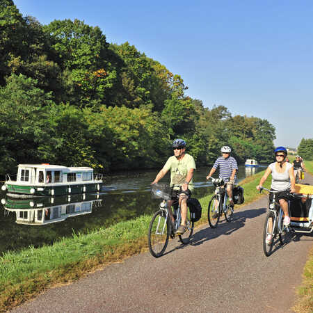 The canal from Nantes to Brest by bike