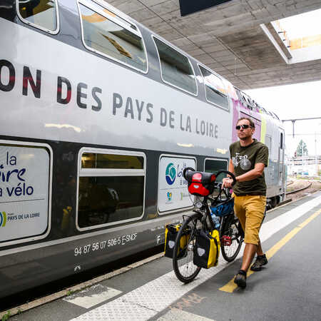 Transport vélo train sale