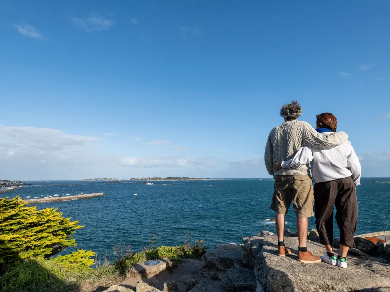 Vue sur mer à Roscoff