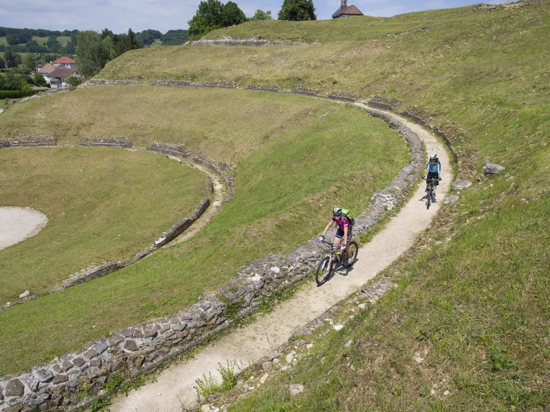 GTJ à VTT près de Mandeure