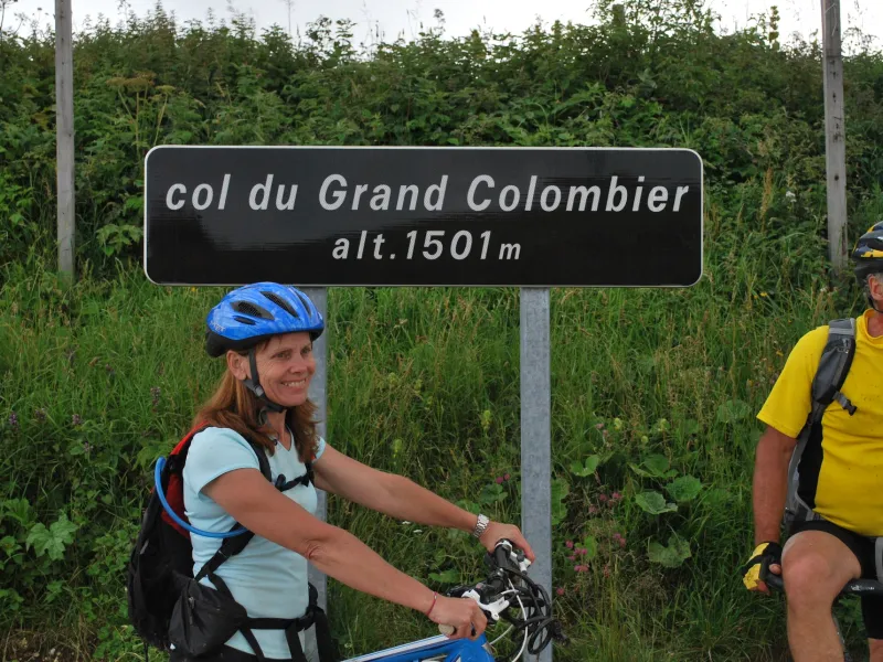 Sommet du Grand Colombier - GTJ à VTT