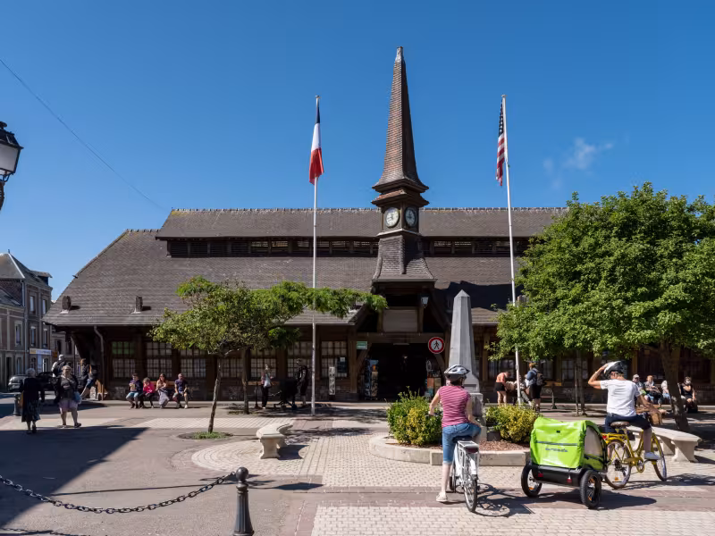 Visite d'Etretat à vélo