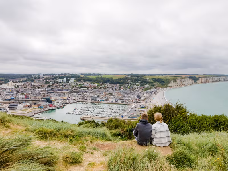Vue sur Fécamp