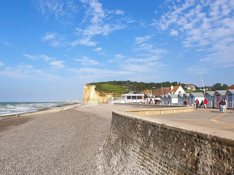 Plage de Pourville à Dieppe