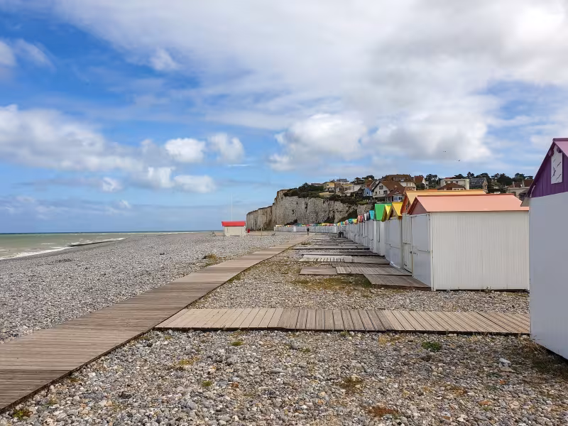 Cabines de plage à Criel-sur-Mer