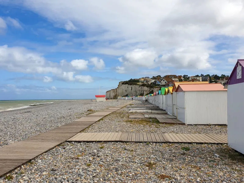 Cabines de plage à Criel-sur-Mer