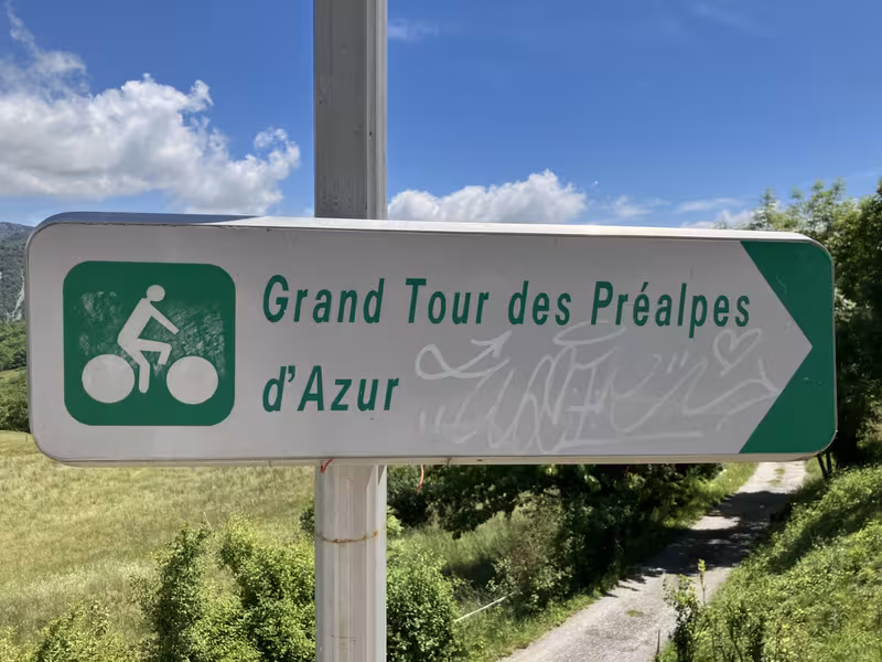 Panneau GT des Préalpes d'Azur