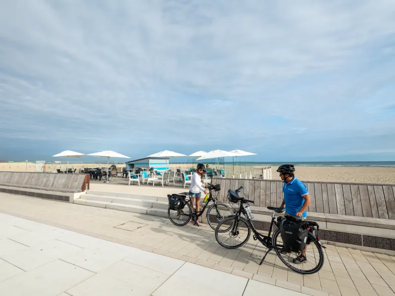 Plage de Dunkerque à vélo