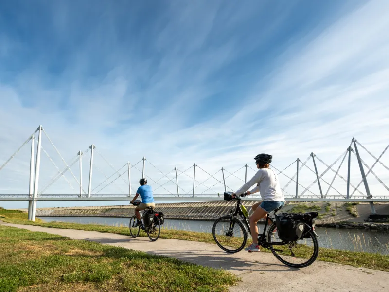 Pont sur La Vélomaritime - Dunkerque