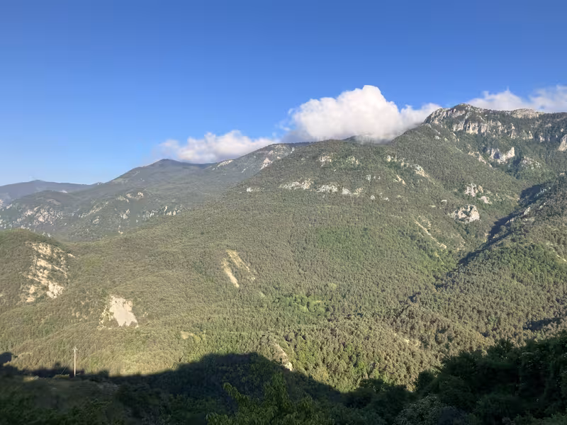 Paysage sur le GT des Préalpes d'Azur