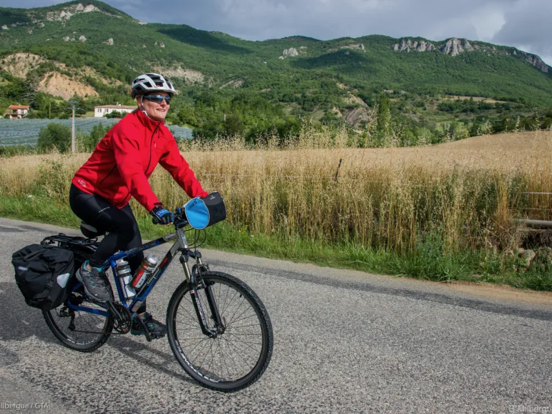A vélo dans la vallée du Buech 