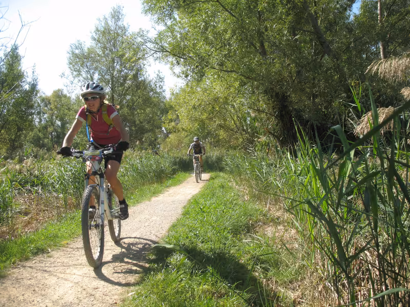Chemin carrossable à VTT