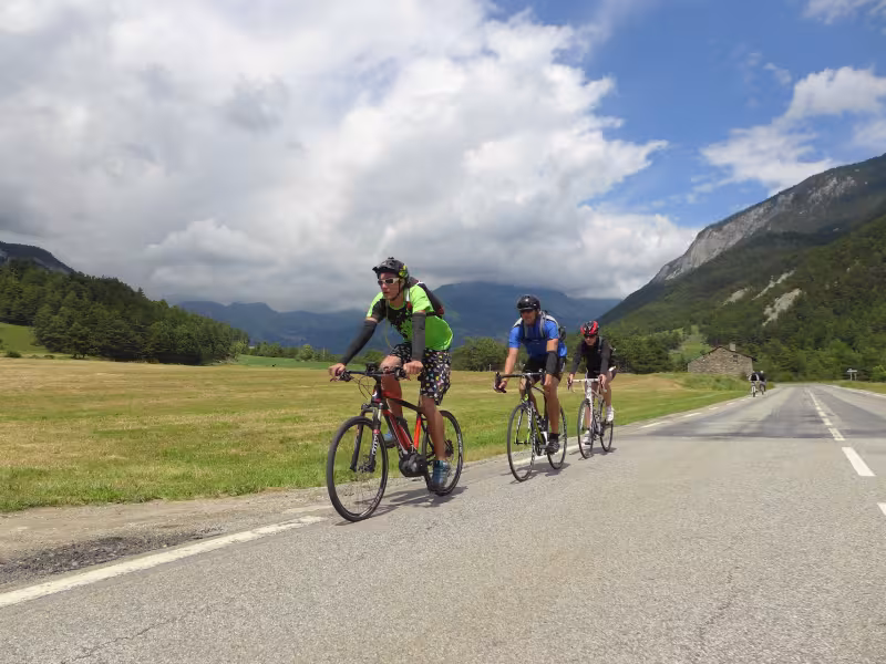 Descente de la vallée de la Maurienne entre Val Cenis et Modane