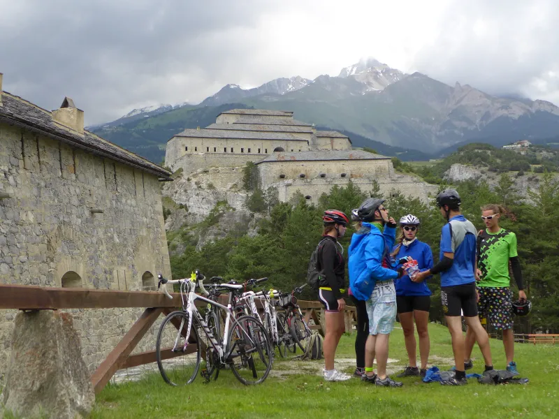 Cyclistes à Fort Marie-Christine