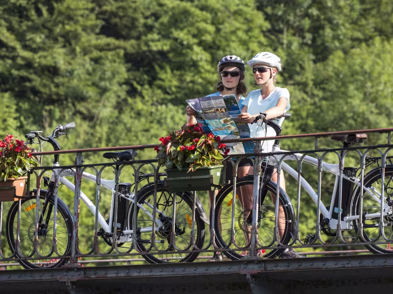 Découverte de Goumois sur la GTJ à vélo