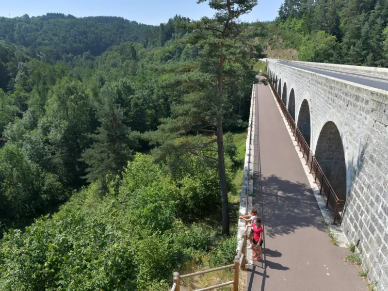 Itinéraire Via Fluvia sur pont de la Chapelette
