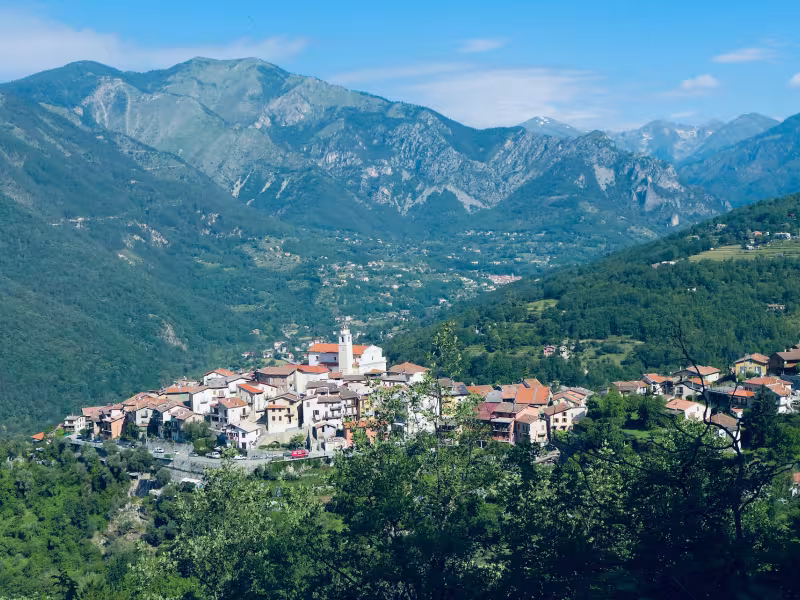 La Bollene-Vésubie, village typique des Alpes-Maritimes