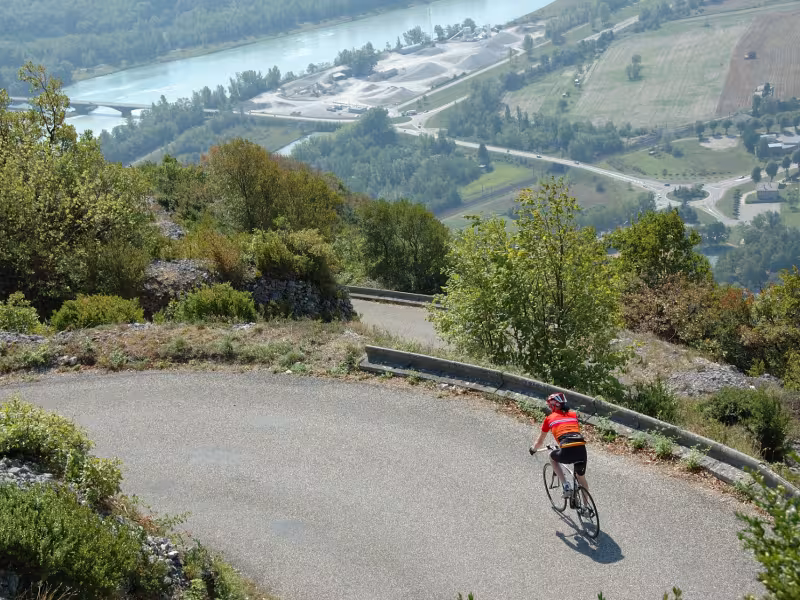 Ascension du Grand Colombier à vélo