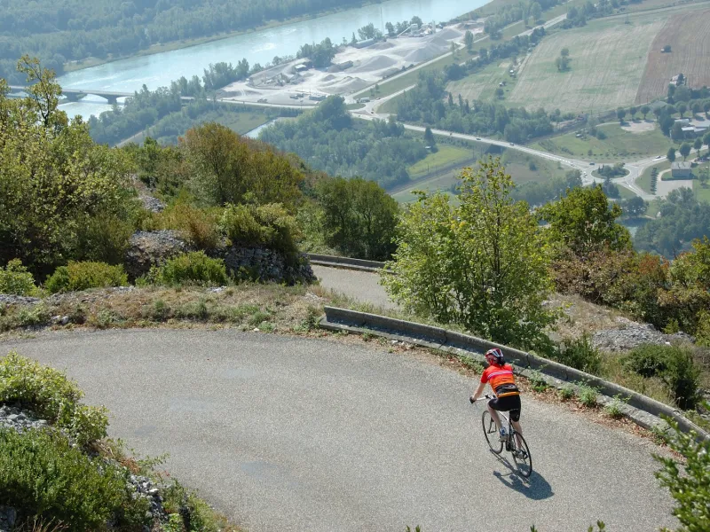 Ascension du Grand Colombier à vélo