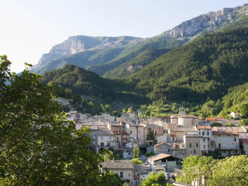 Le village de Chatillon-en-Diois