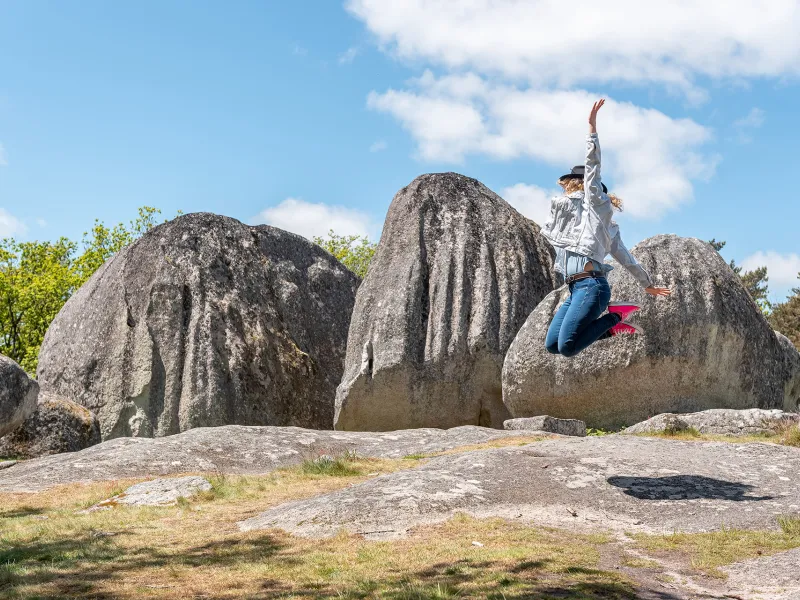 Les Pierres Jaumâtres à Toulx-Sainte-Croix