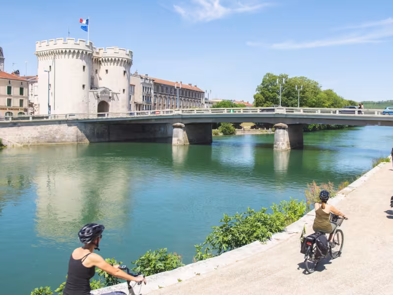Arrivée à Verdun sur la Meuse à Vélo