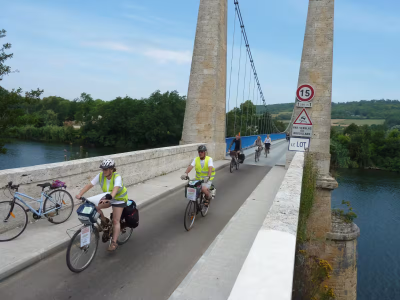 Rando-cyclo sur le Pont de Roussanes - Granges-sur-Lot