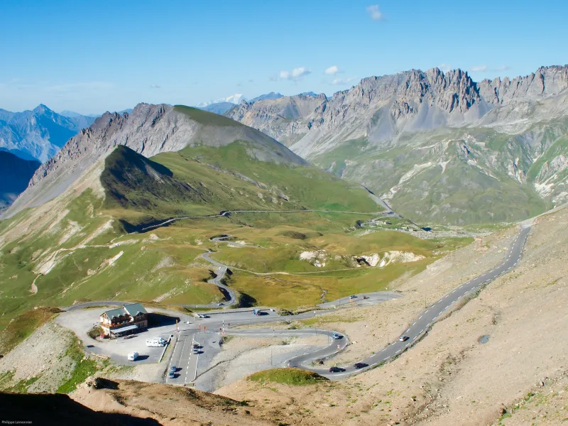 Sommet du Galibier, versant Nord