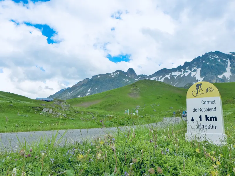 Sommet verdoyant du Cormet de Roselend