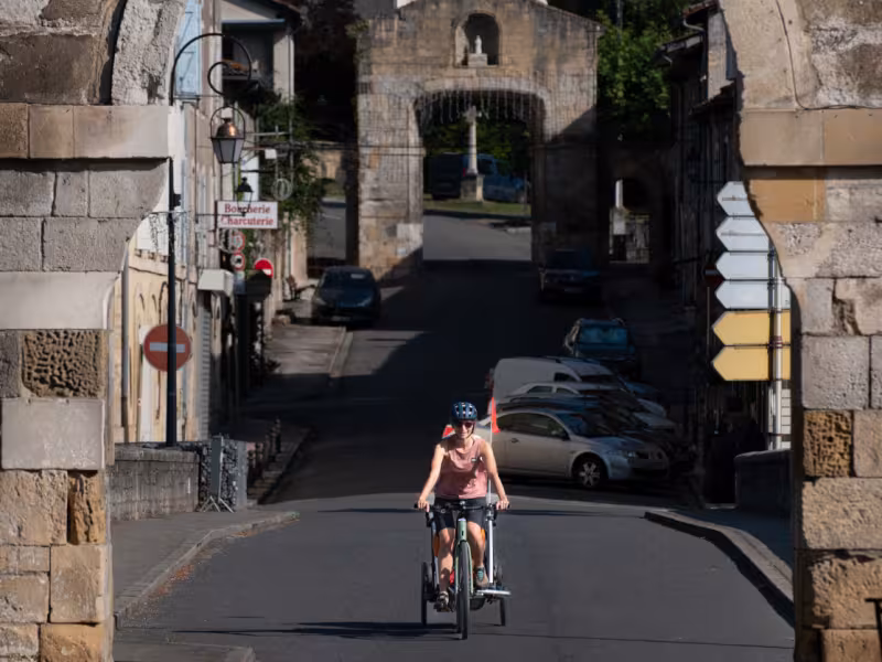 Visite de Saint-Martory à vélo