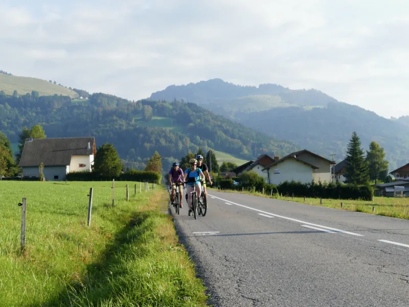 À vélo en Haute-Savoie