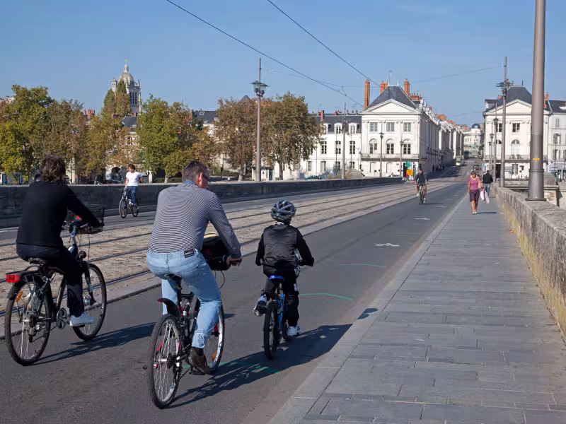 Arrivée à Orléans à vélo - La Loire à vélo