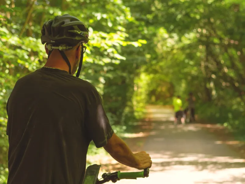 Sur la voie verte entre Gasny et Gisors