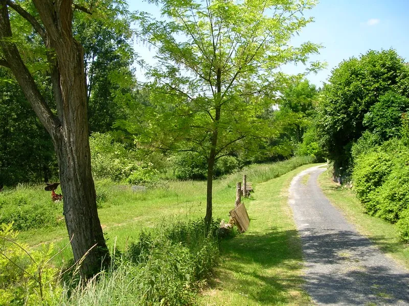 Route de campagne en Vallée du Breuil