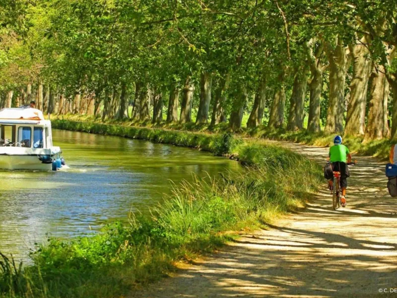 Canal des 2 mers à vélo avec La Bicyclette verte