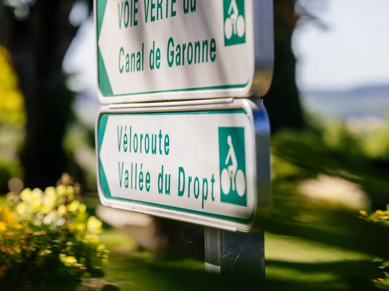 Balisage de la vallée du drop à vélo