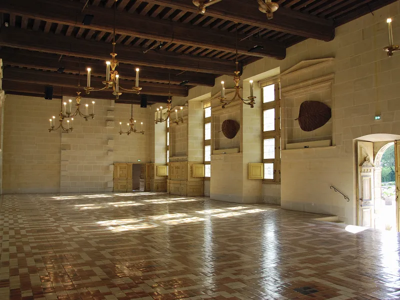 Salle intérieure du château de Joinville