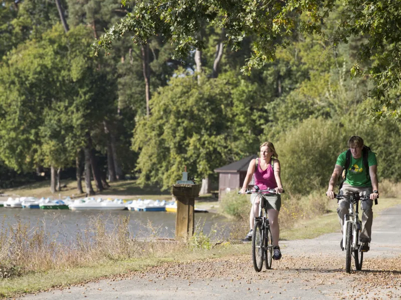 Etang de Bellebouche à vélo