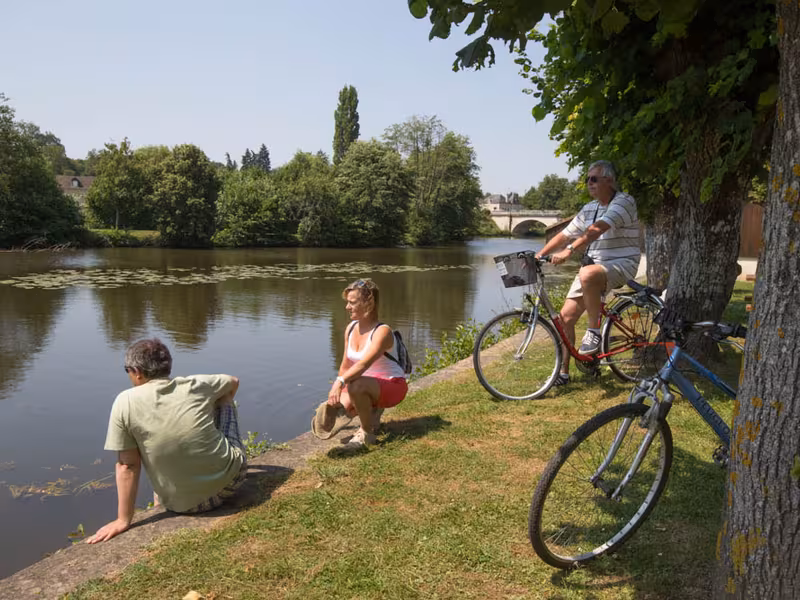 la vallée de l'Anglin à vélo