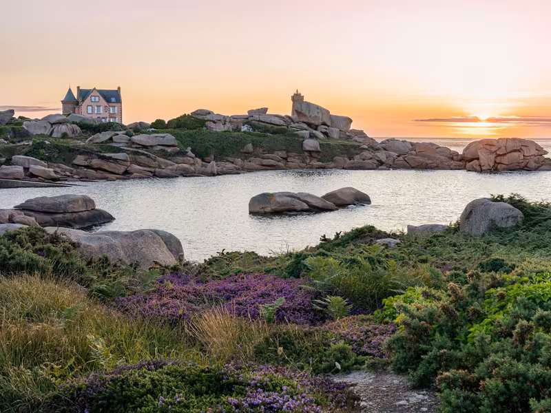 La côte de Granit Rose à vélo